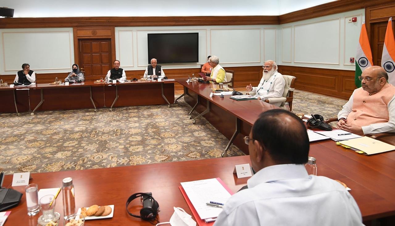 Today’s meeting on J&K is an important step in the ongoing efforts towards a developed and progressive J&K: PM
