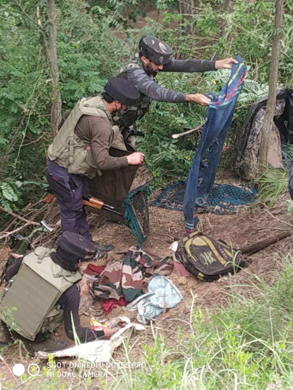 Militant hideout unearthed during CASO in Tral orchards
