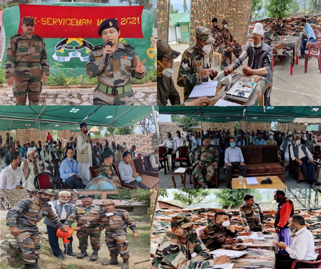LOLAB LIONS ORGANISE EX SERVICEMEN RALLY AT ARMY CAMP, GUJJARPATTI, LOLAB