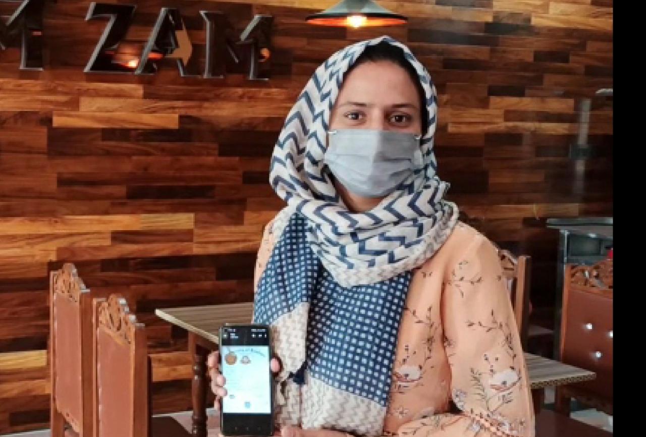 Two Tral girls awarded with Gold Medals by President