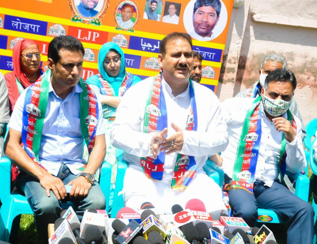 Political Workers from different political parties today joined LJP* 