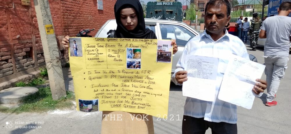 Why justice system is so poor in your ‘Naya Kashmir, slain Umar Qayoom’s sister asks PM Modi