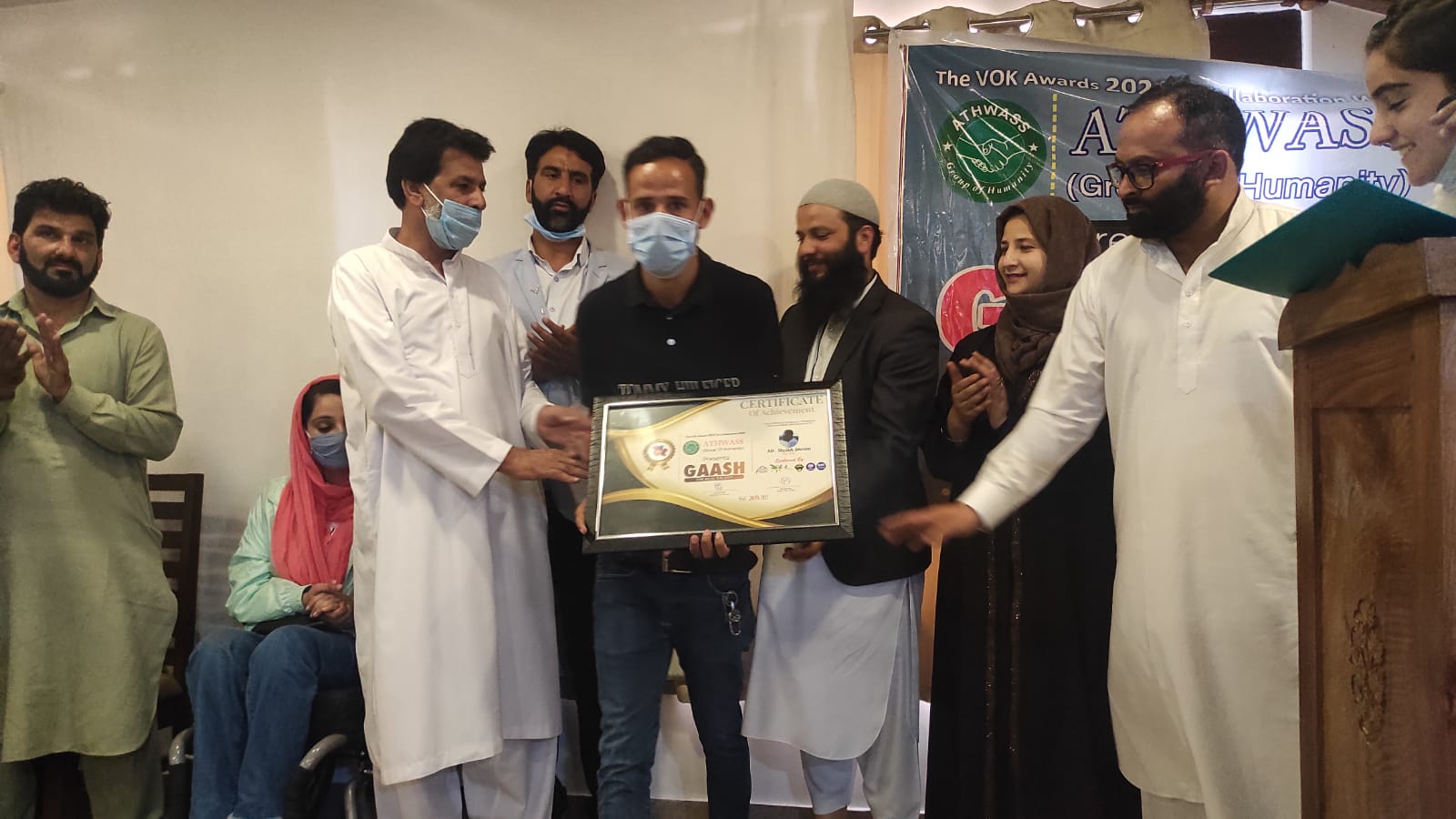 THE VOK Awards 2021 in collaboration with ATHWAS GROUP OF HUMANITY  presented today GAASH-LIGHT ENLIGHTINING THE YOUTH