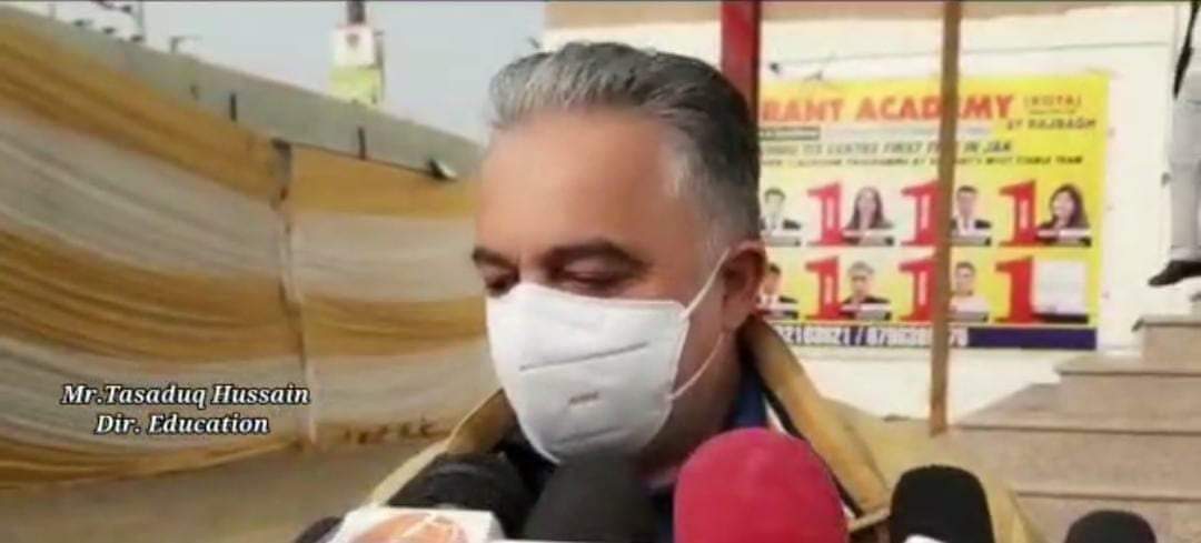 Will take action against overcharging of fees by schools: Director Tasaduq Hussain    