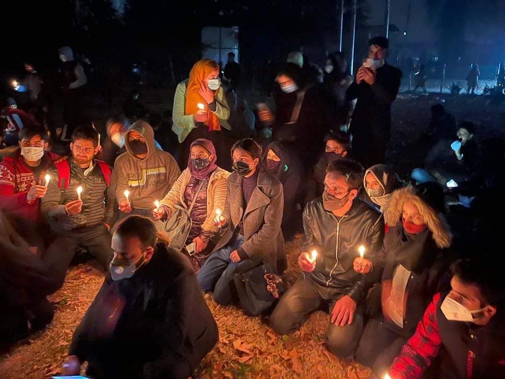 KU B-tech, law students stage protest, demand online exams