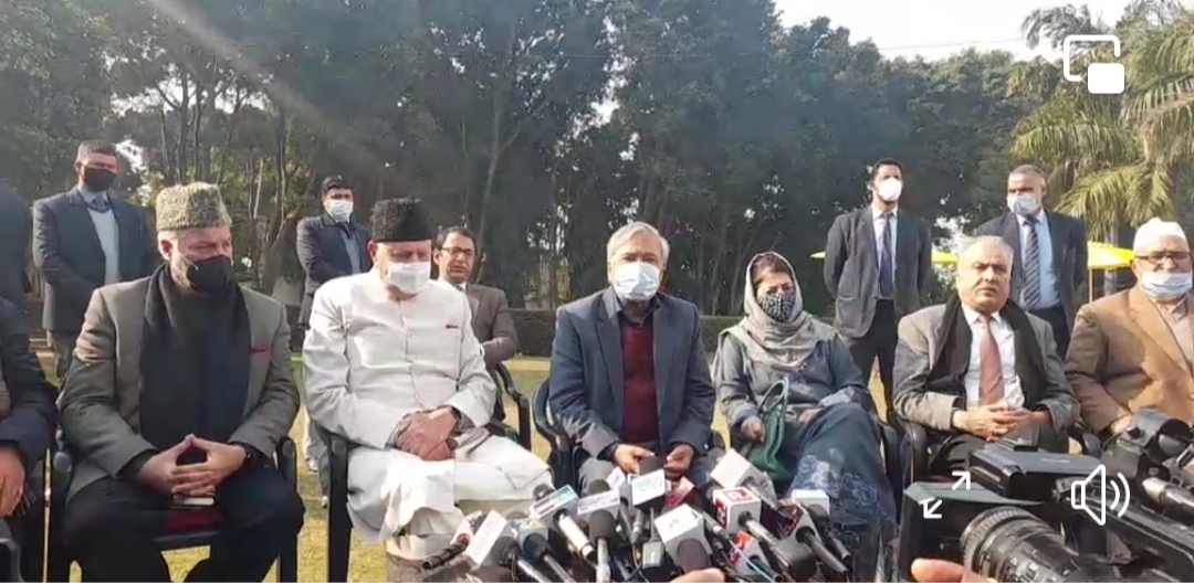 Day after delimitation commission proposal, PAGD meets in Jammu