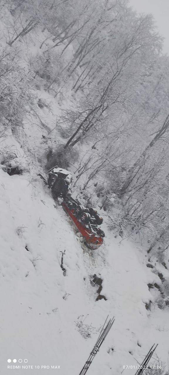 Person Injured in Banihal Road Mishap