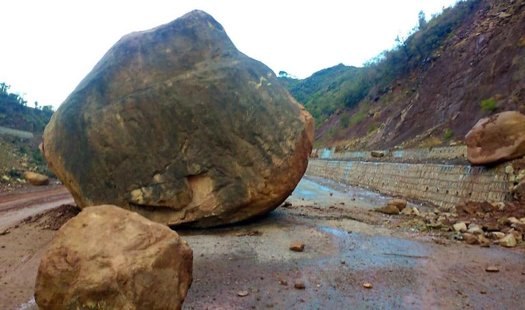 Landslides, Snowfall Closes Highway, 1 Person Injured After Hit By Shooting Stone