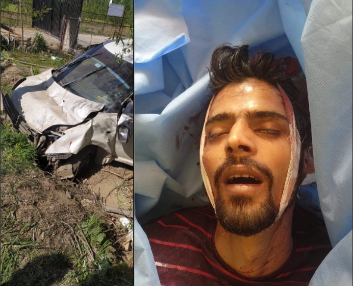 Youth Killed As Car Veers Off Road In Anantnag