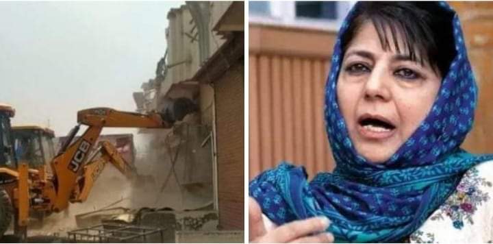 Vengeance with which BJP bulldozing Constitution has reached homes of minorities: Mehbooba Mufti