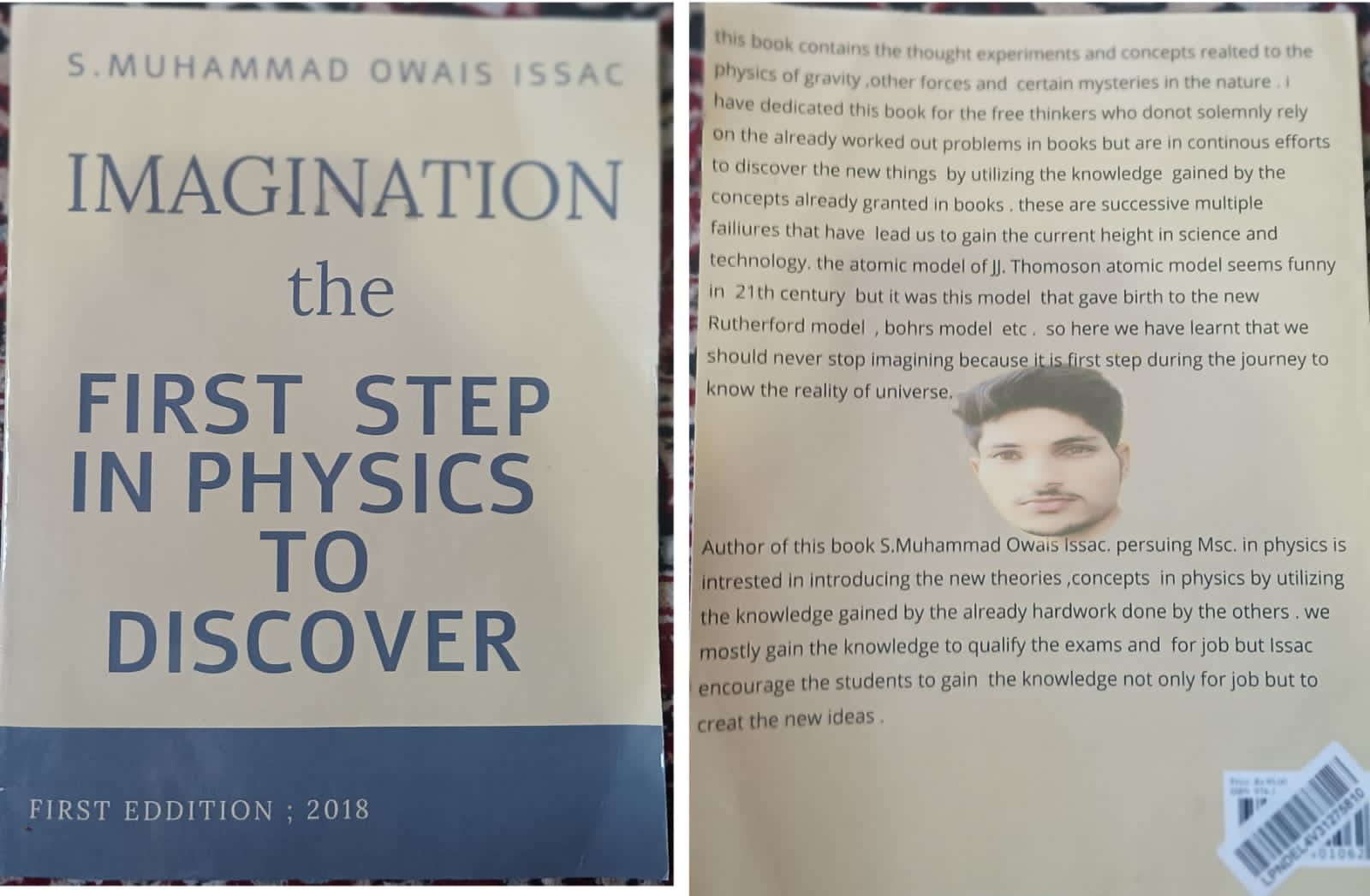Meet S.Muhammad Owais Issac Author,writer from South kashmir Bijbehara District Anantnag. 