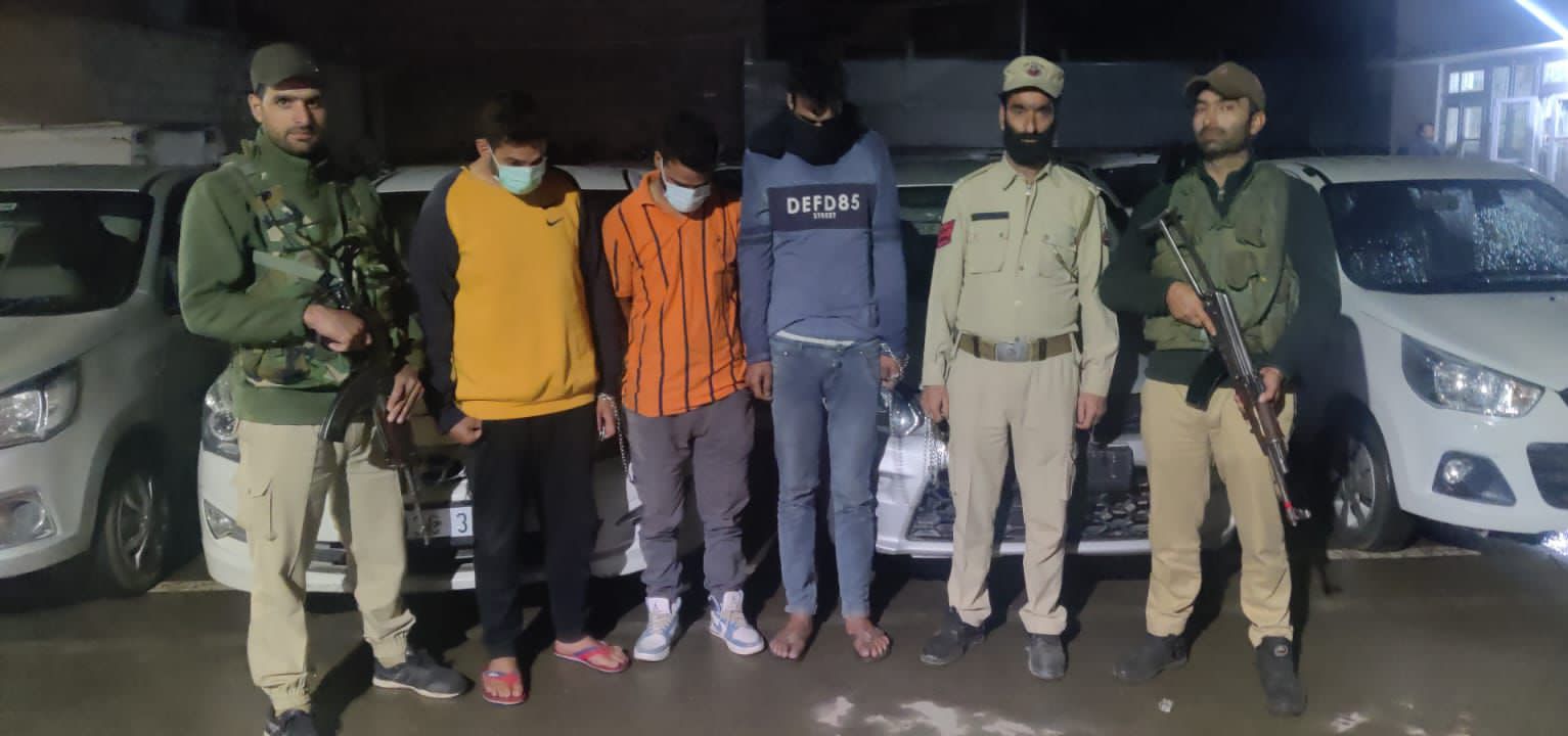 Car lifting module busted in Srinagar, three arrested, four cars recovered: Police