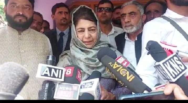 Kashmir’s Situation Worsened by Central Govt.’s Muscular, Repressive Policies: Mehbooba Mufti