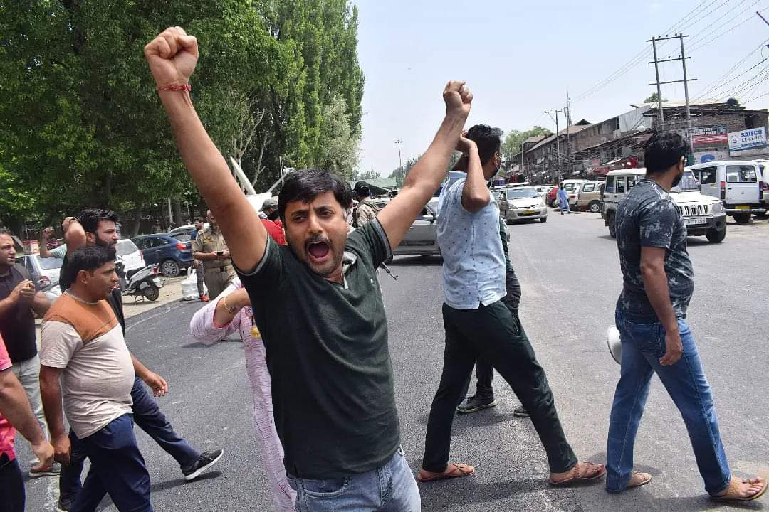Jammu-based Kashmiri Pandit group calls for immediate relocation of PM package employees  It urged the civil society of Kashmir to “strive for peace and amity to stop these inhuman acts on the unarmed civilians and the remnants of displaced community