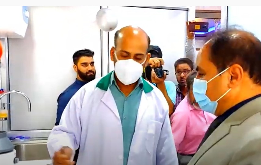 Director Health inaugurates Diagnostic Centre in Sheeri Baramulla