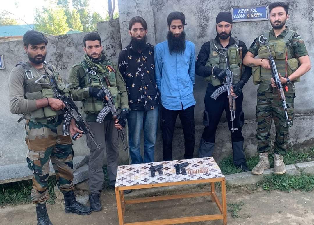 Two Hybrid LeT militants apprehended in Sopore: Police