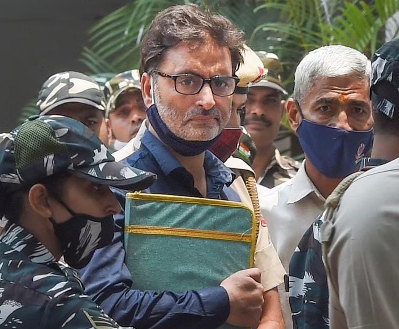 Kashmiri separatist leader Yasin Malik ends hunger strike: Jail officials