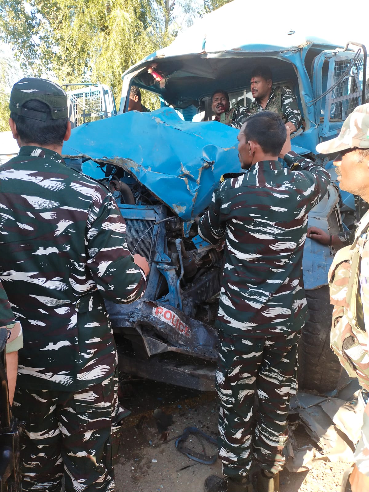 6 CRPF Men Injured in Ganderbal Road Mishap