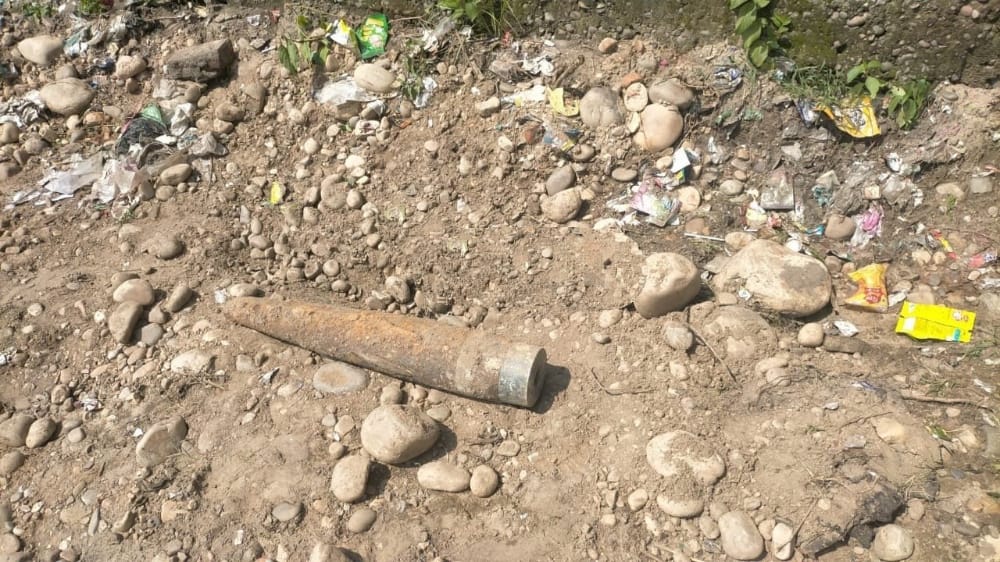 Live mortar shell recovered in Samba