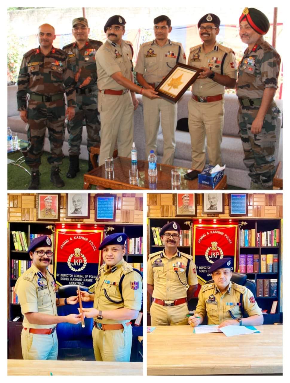 Warm See-off and series of farewell events accorded to DIG South Kashmir Shri Abdul Jabbar IPS