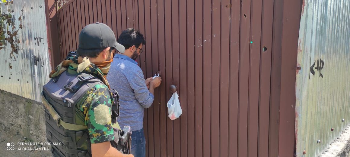 Police attach residential house in Bandipora for wilfully sheltering, harbouring militants