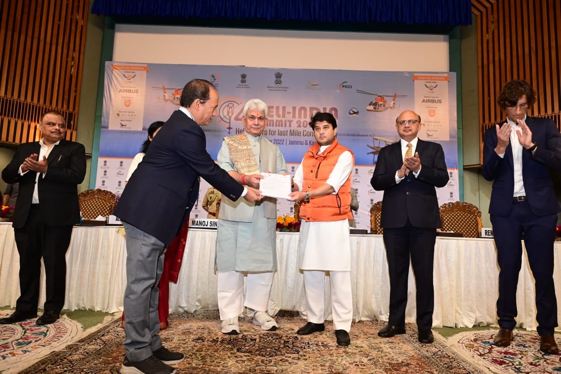 J&K LG Advocates Heli-Tourism; assures all-out support to service providers