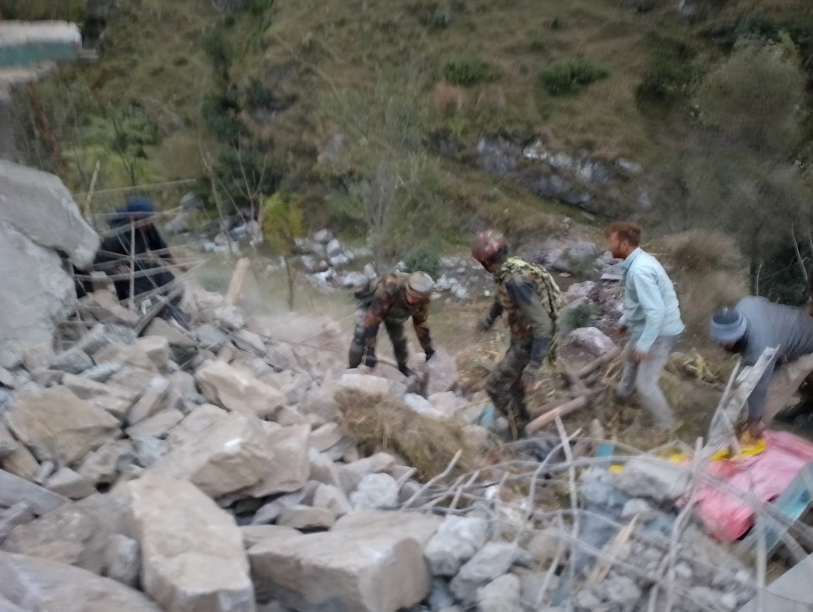 Mother-daughter duo killed as landslide hits house in Poonch