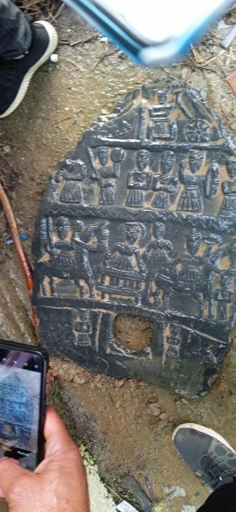 Ancient sculpture found in Devsar Kulgam