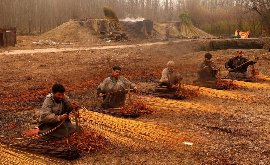 Traditional wickerwork on its last legs in Kashmir