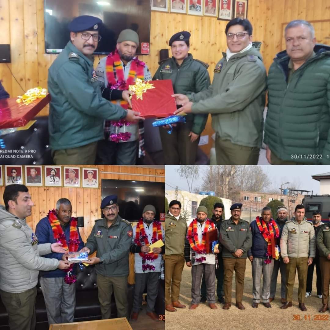 Police accords warm send-off to retiring officers in Ganderbal
