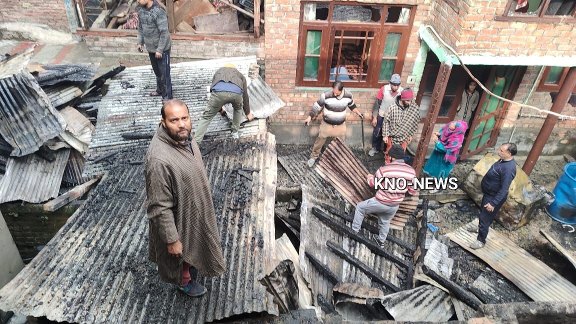 4 residential houses damaged in Srinagar’s Chattabal