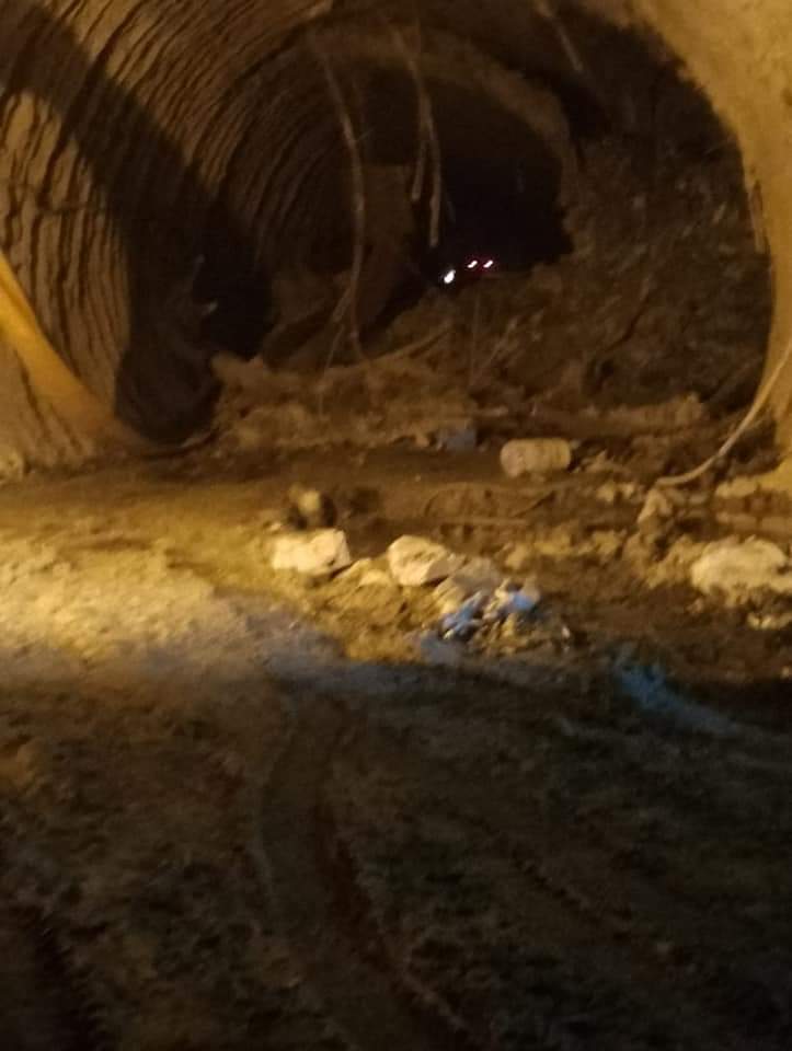 Portion of under-construction tunnel collapses in Ramban, no loss of life reported