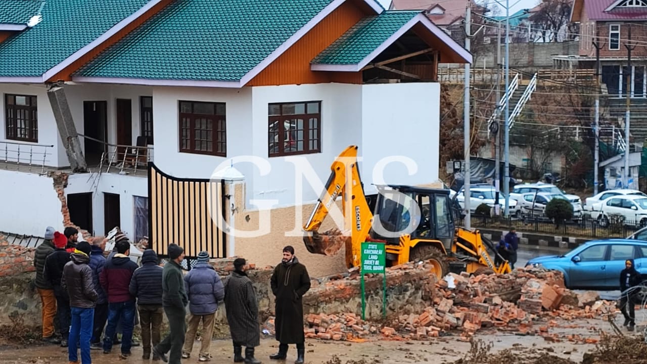 Structure Raised Allegedly By Sagar’s Wife Demolished At Humhama