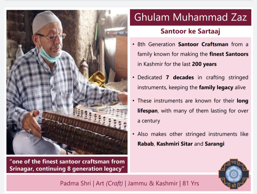 2 J&K residents among 91 Padma Shri Awardees this year