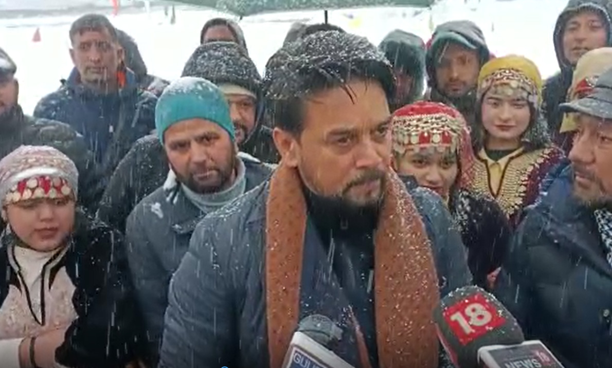 Kashmir which was known for stone pelting now known for sports activities: Minister Anurag Thakur
