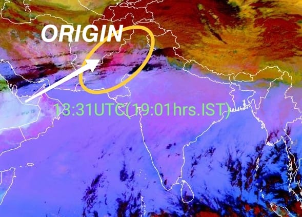 ‘Yellow’ snowfall in parts of north Kashmir due to dust from Pak, Afghanistan: MeT