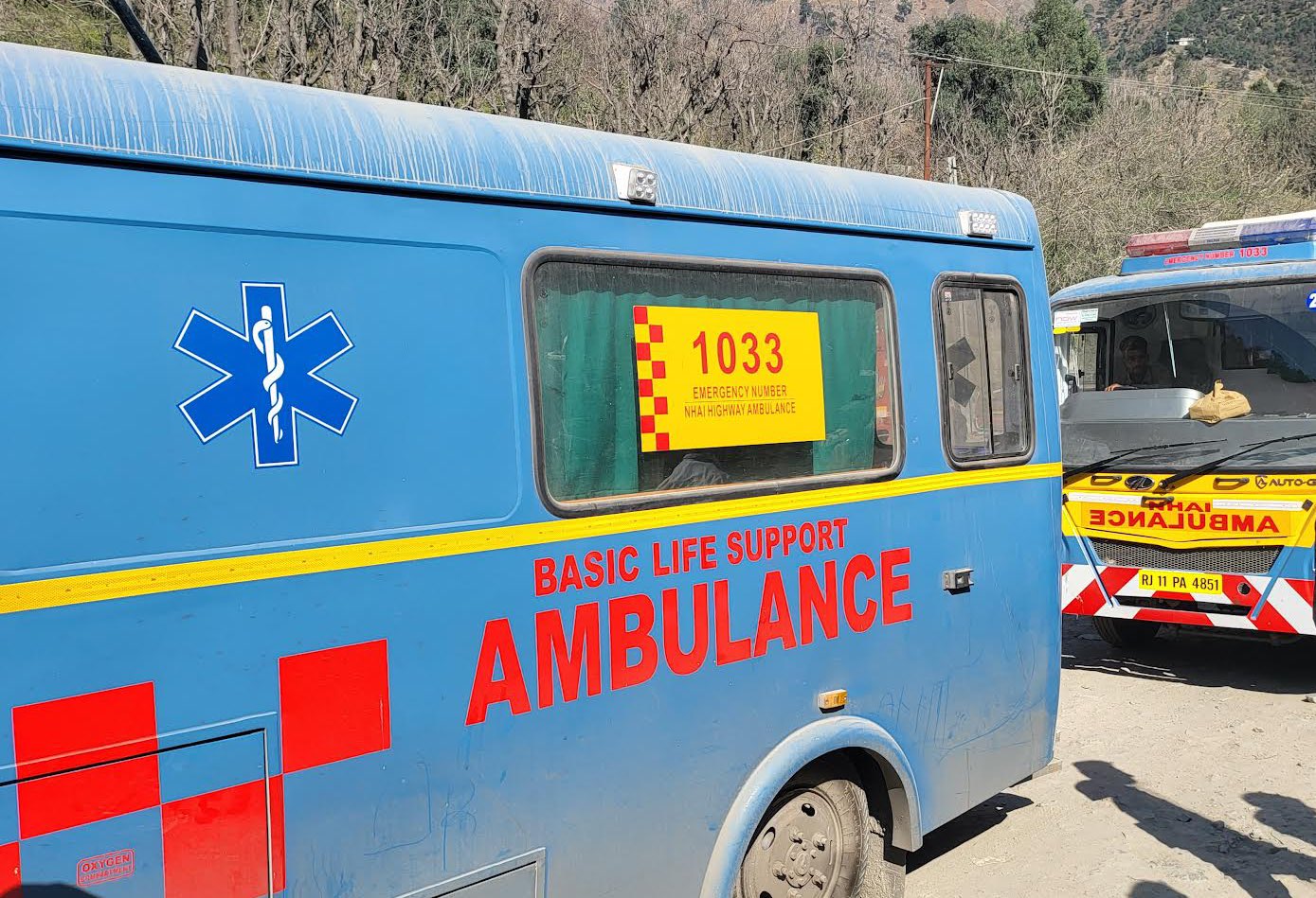 Accident-prone Ramban receives 3 fully-loaded AC-fitted ambulances from NHAI