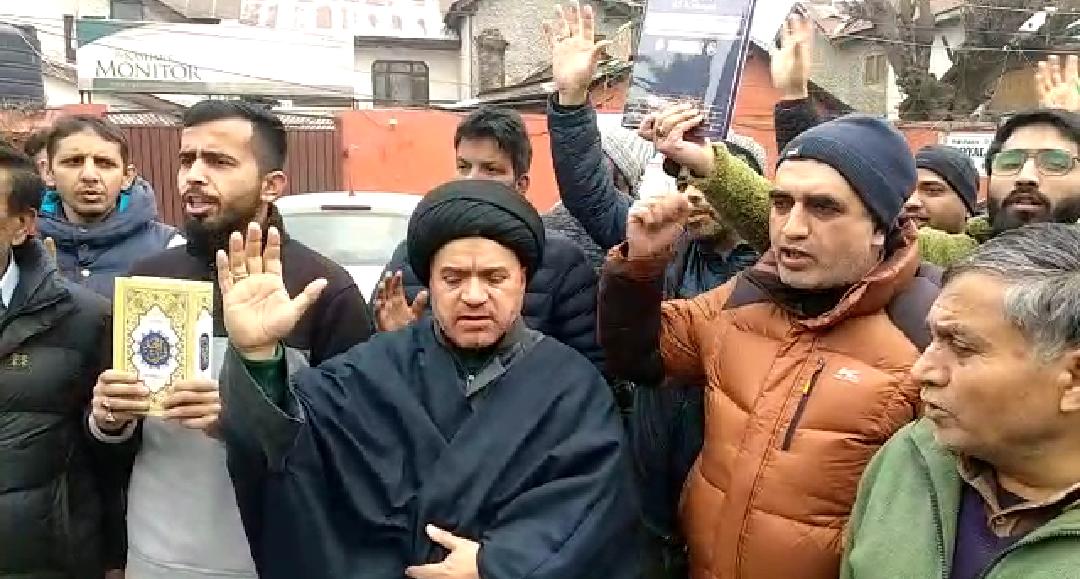 Quran burning incident sparks protest in Srinagar