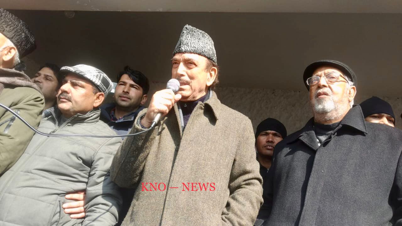 Those who have grabbed huge chunk of land illegally must not be spared: Ghulam Nabi Azad