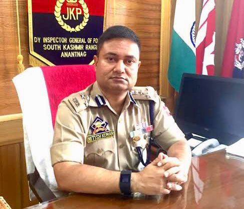 Senior IPS officer Nitish Kumar on central deputation posted to J&K