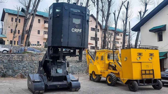 CRPF goes hi-tech in Kashmir, gets CSR Vehicle to fight militancy