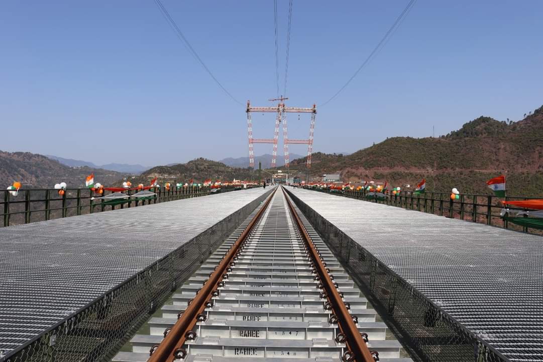 Of 272 km Udhampur-Baramulla rail link, 161 km already commissioned: Union Minister in Lok Sabha