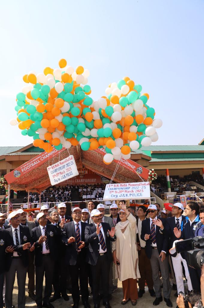 71st B.N. Mullik Memorial All India Police Football Championship declared open, 42 teams from across the country including 34 men, 8 women teams participating