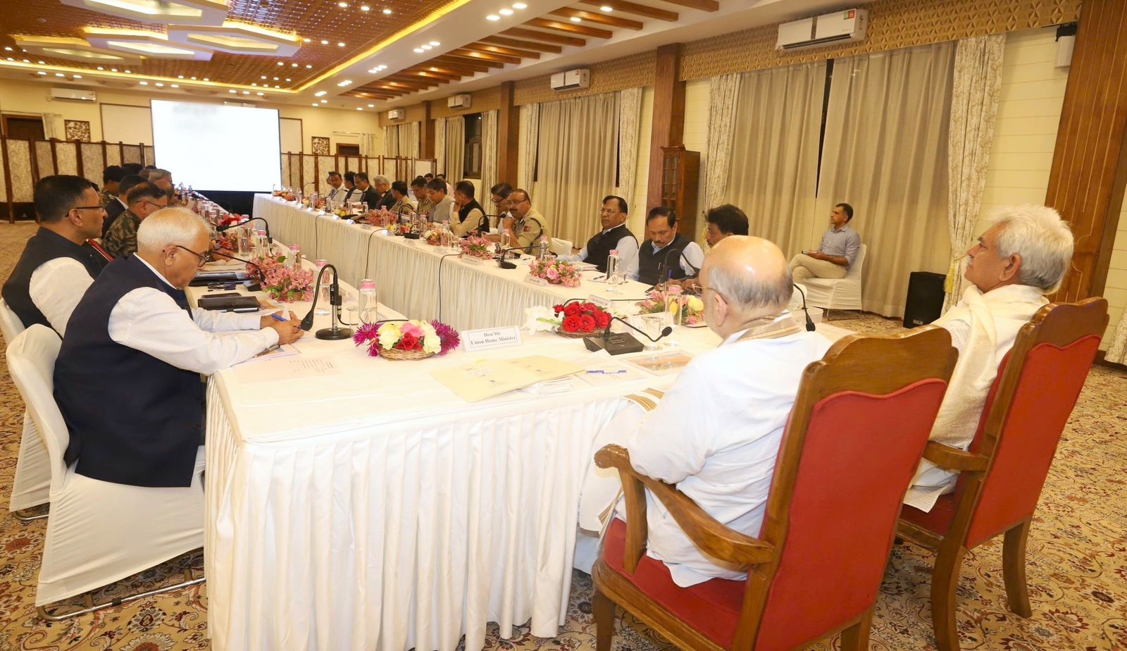 Felt peace in the air, going back to Delhi fully satisfied: Home Minister in Security Review Meet