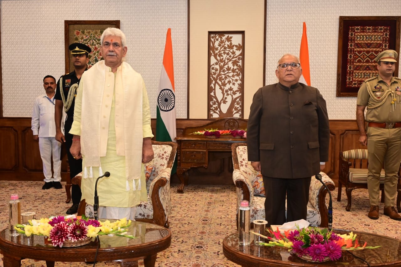 B R Sharma takes oath as J-K’s State Election Commissioner