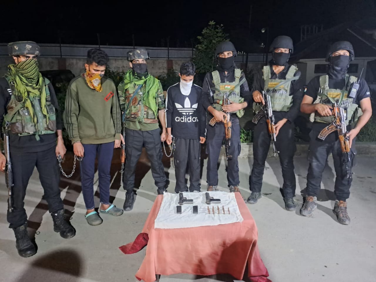 2 LeT Militant Associates Arrested Along With Arms and Ammunition in Baramulla: Police
