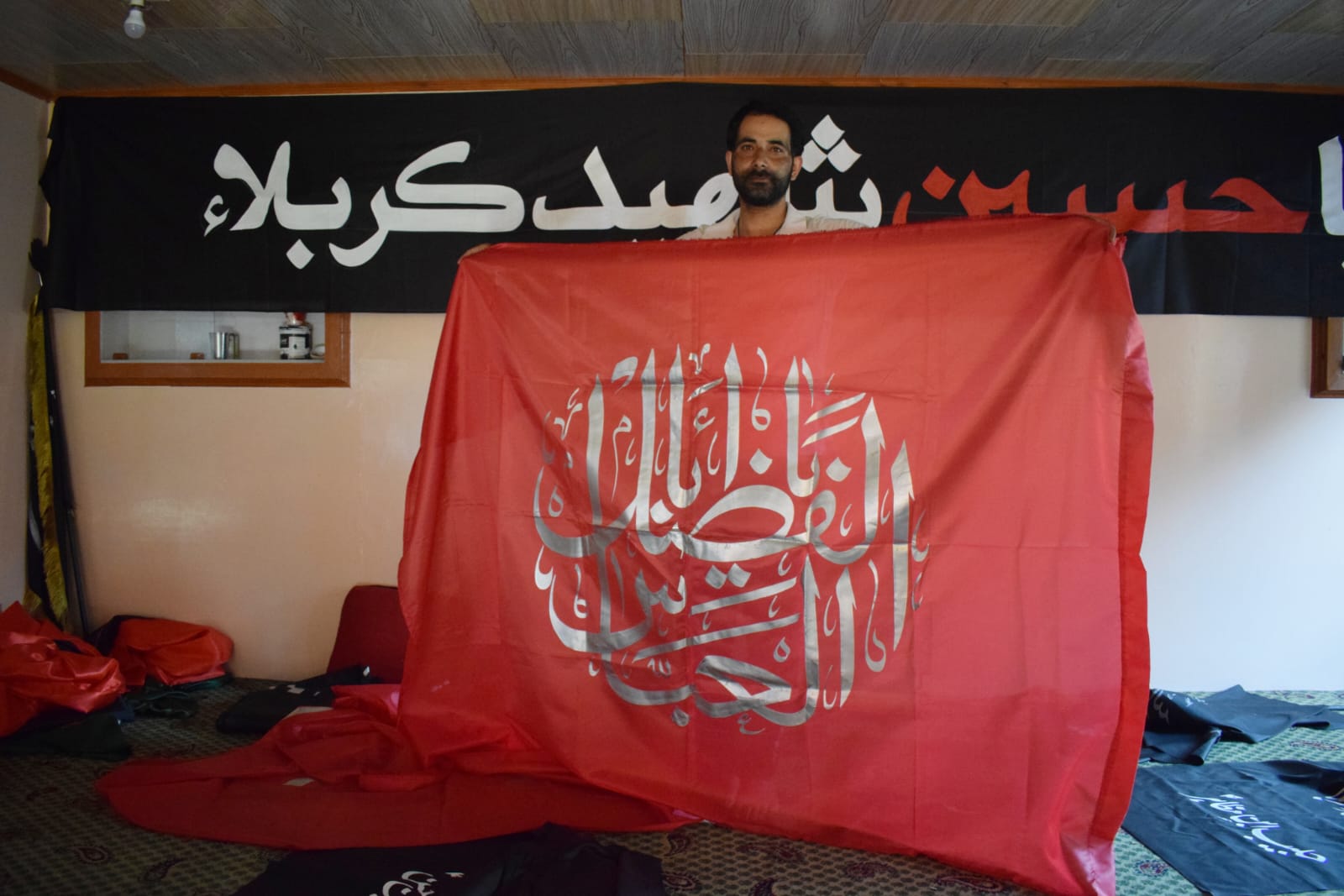 Meet Shujat Ali Gazi, who writes calligraphy on Muharram banners
