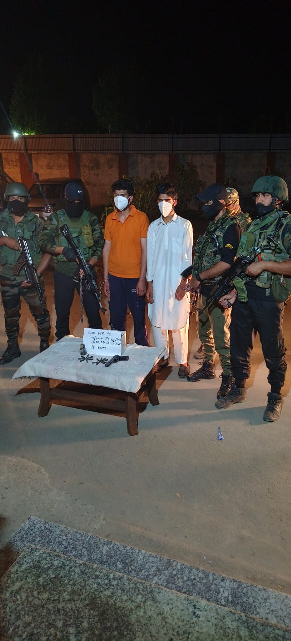 2 LeT OGWs arrested in Baramulla: Police