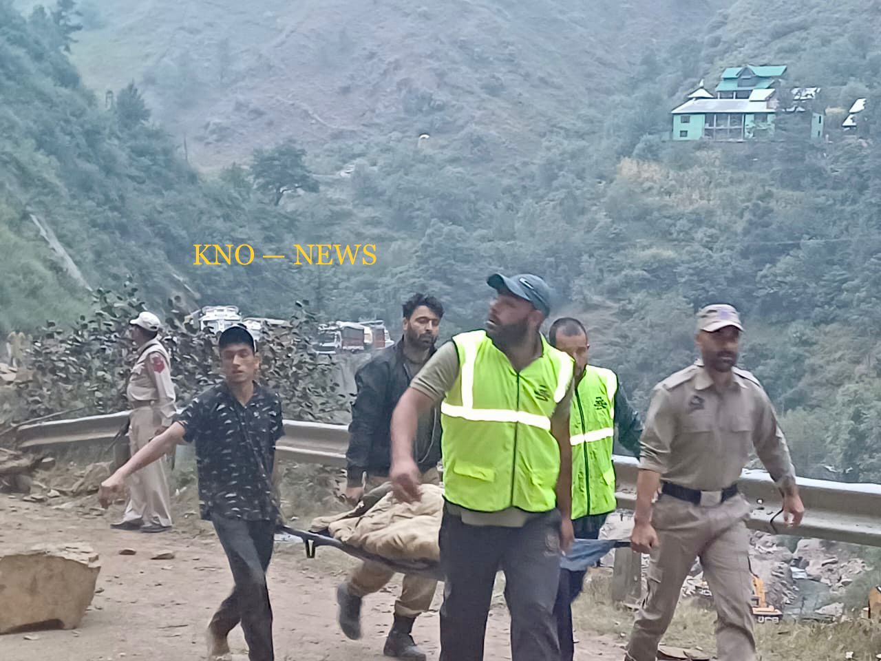 Four killed as boulder sends car hurtling down hill in Banihal