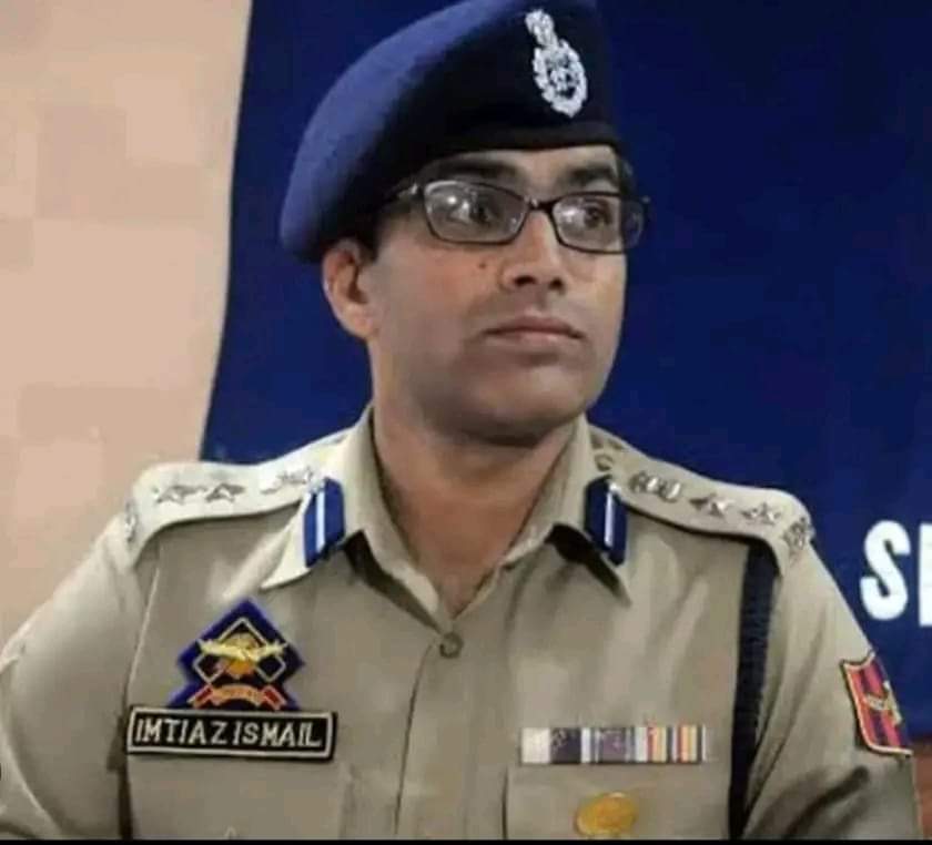 DIG Imtiaz Ismail Parry Posted At SHQ (Sp-Ops) SSB Srinagar